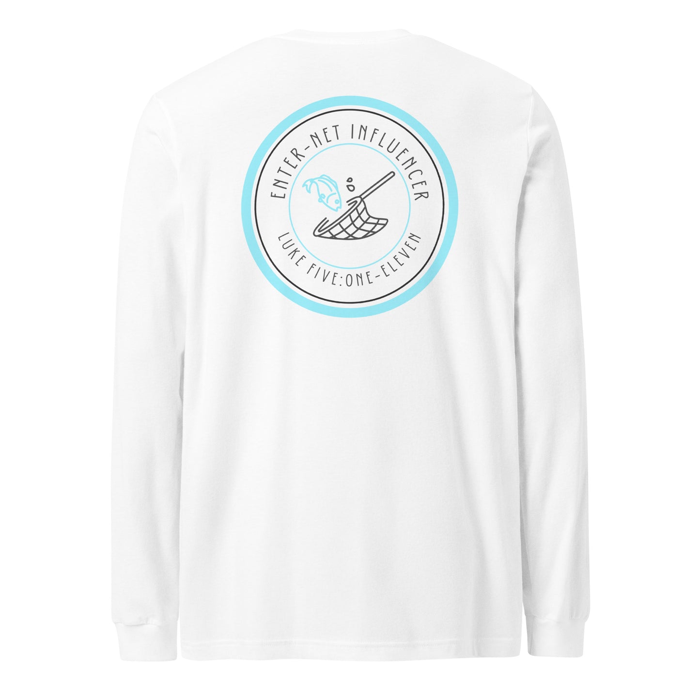 Enter-Net Influencer long-sleeve t-shirt white