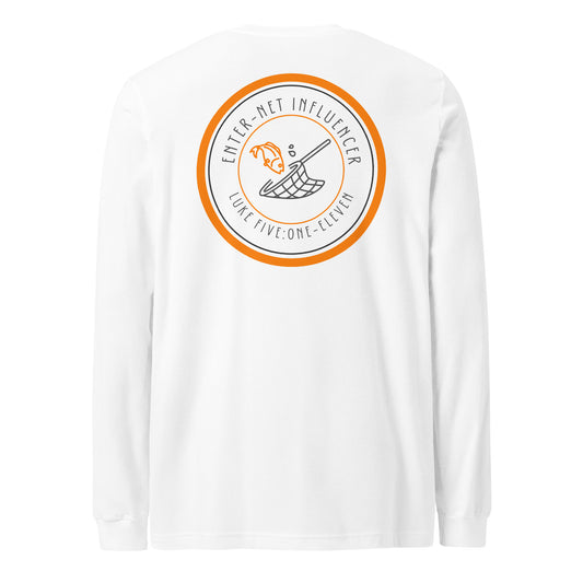 Enter-Net Influencer long-sleeve t-shirt white