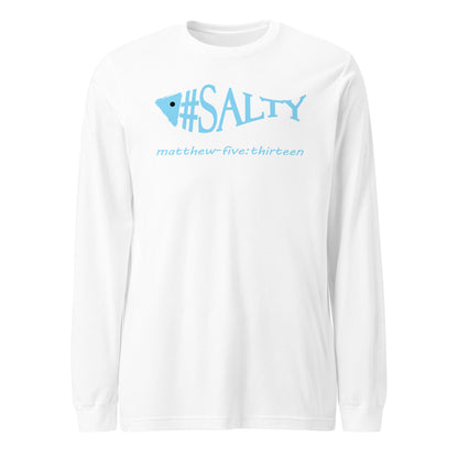 #Salty long-sleeve t-shirt white