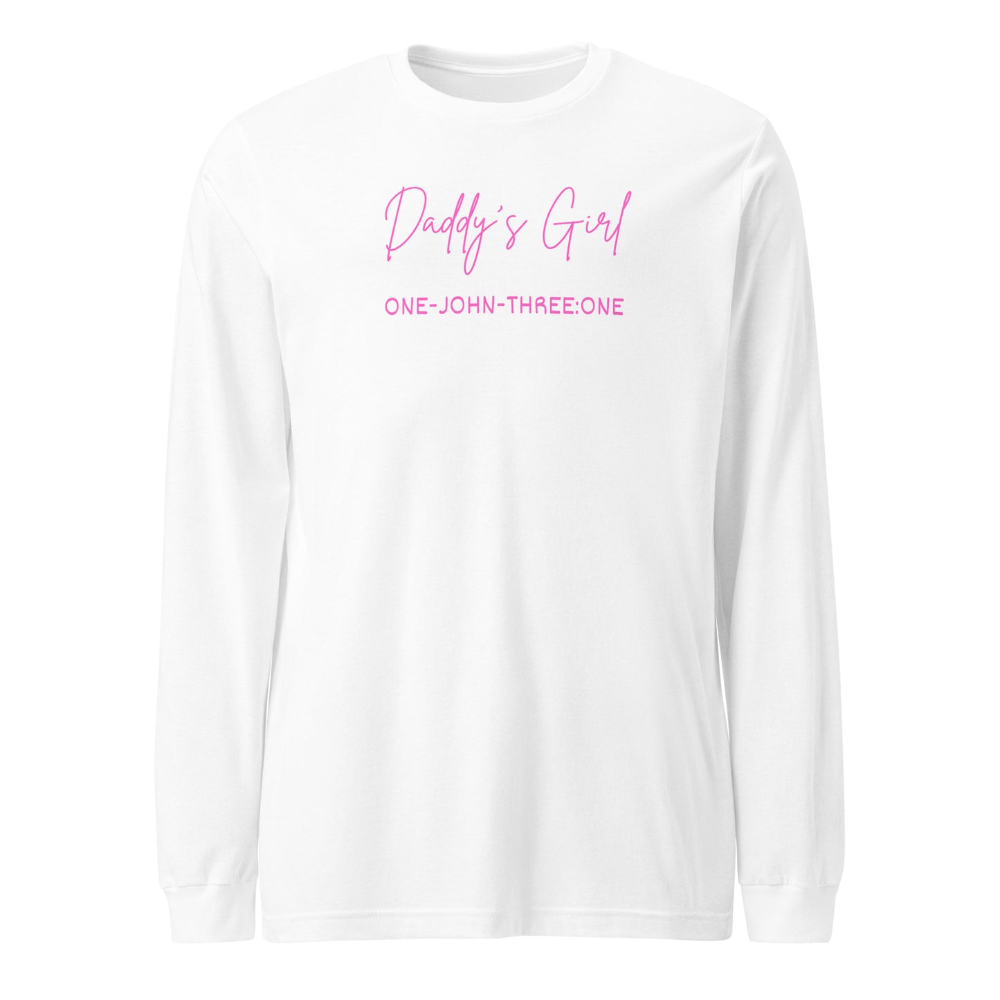 Daddy’s Girl long-sleeve t-shirt white