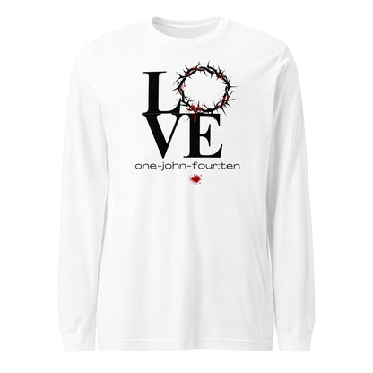 This is Love long-sleeve t-shirt white