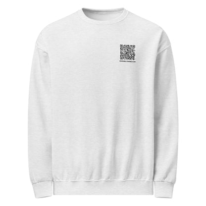 Enter-Net Influencer fish graphic sweatshirt ash gray front