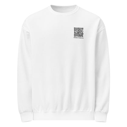 Enter-Net Influencer fish graphic sweatshirt white front