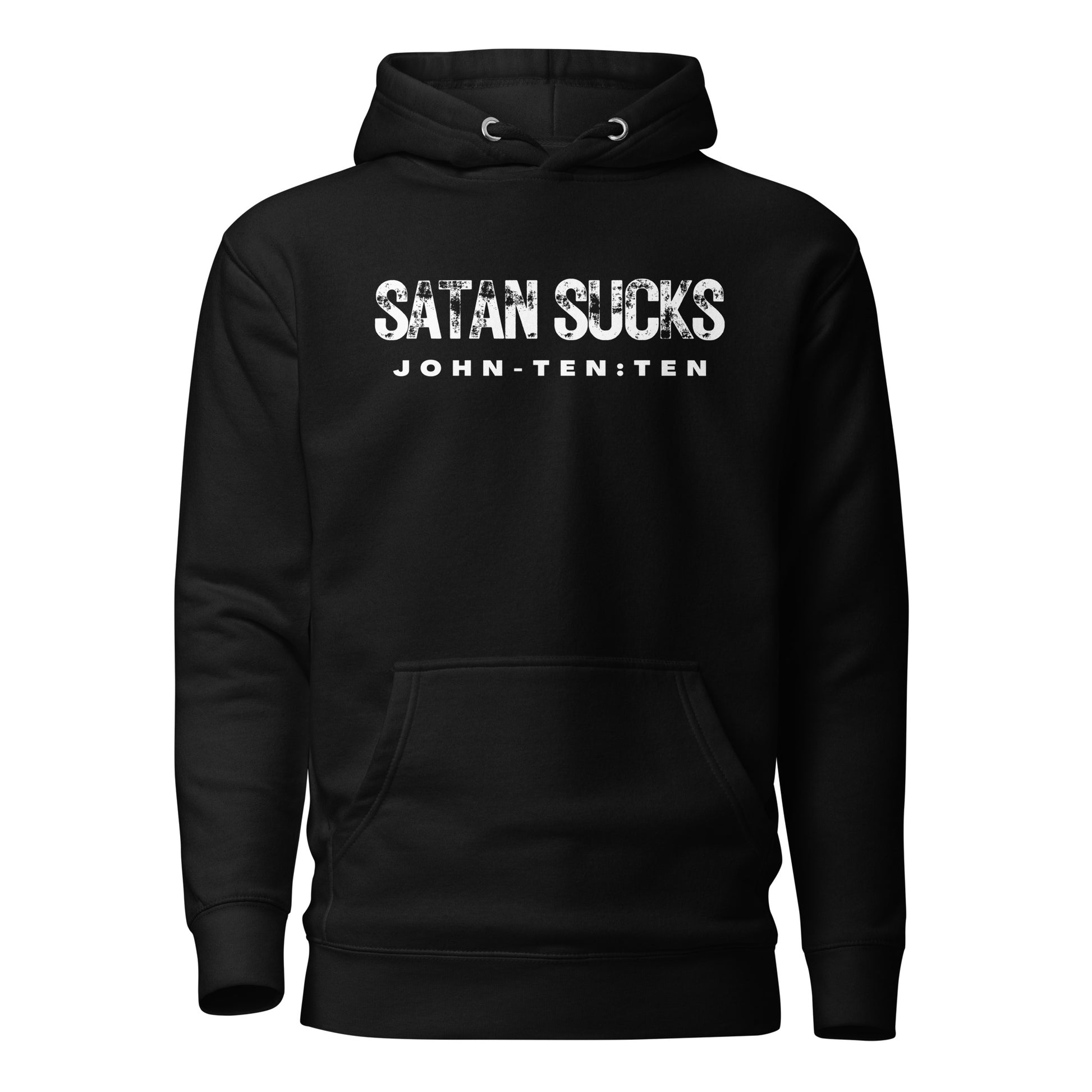Satan Sucks hoodie sweatshirt black
