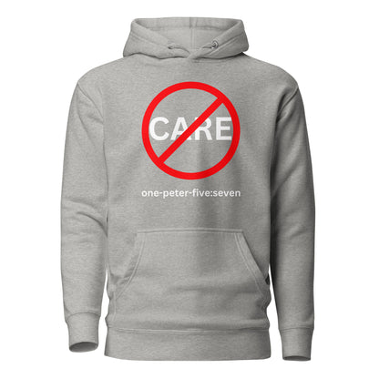 Don’t Care hoodie sweatshirt carbon gray