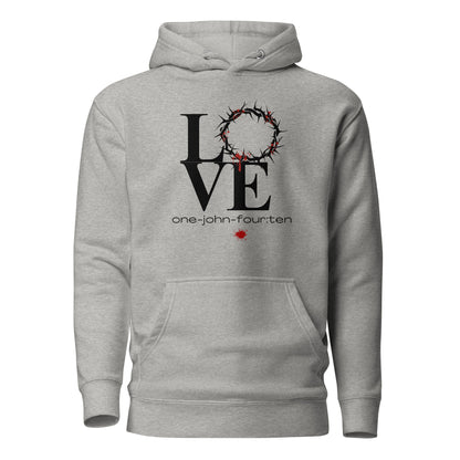 This is Love hoodie sweatshirt carbon gray