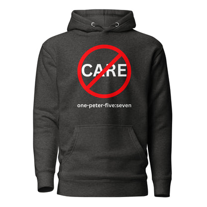 Don’t Care hoodie sweatshirt charcoal heather