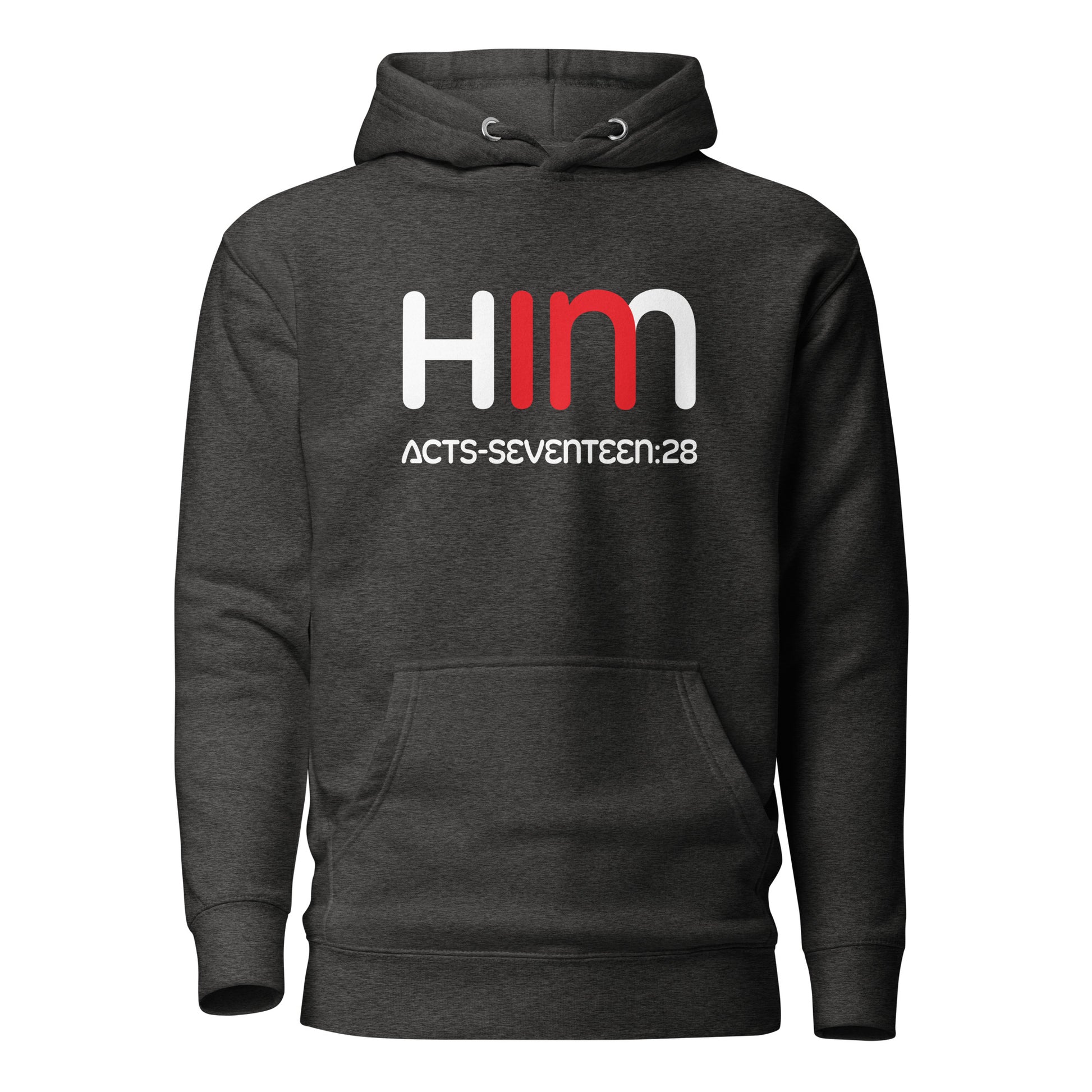 In Him hoodie sweatshirt charcoal heather gray