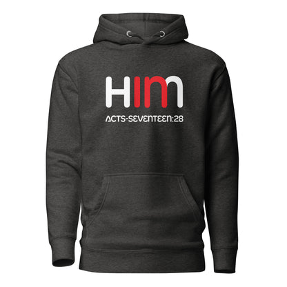 In Him hoodie sweatshirt charcoal heather gray