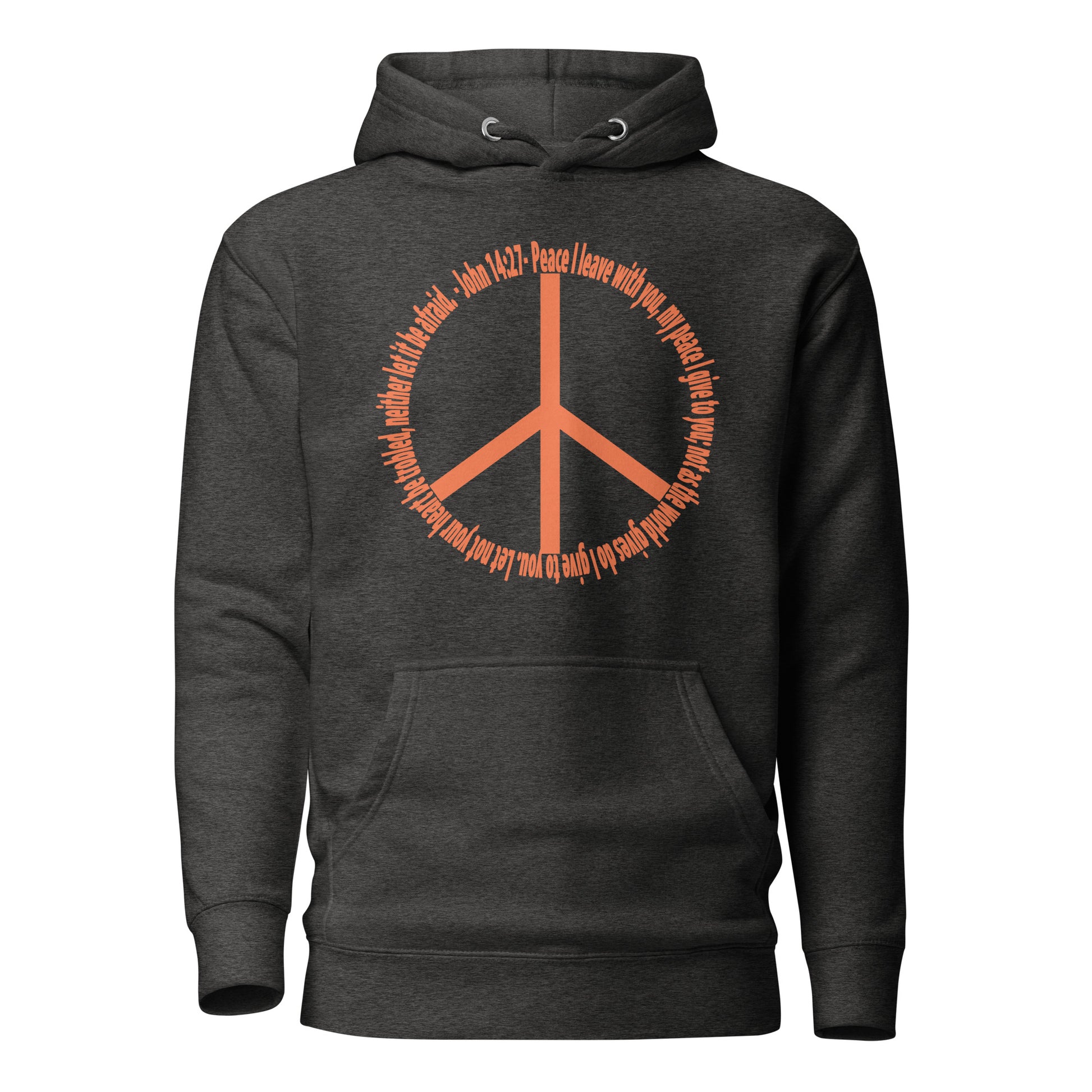 God’s Peace > World Peace hoodie sweatshirt charcoal heather