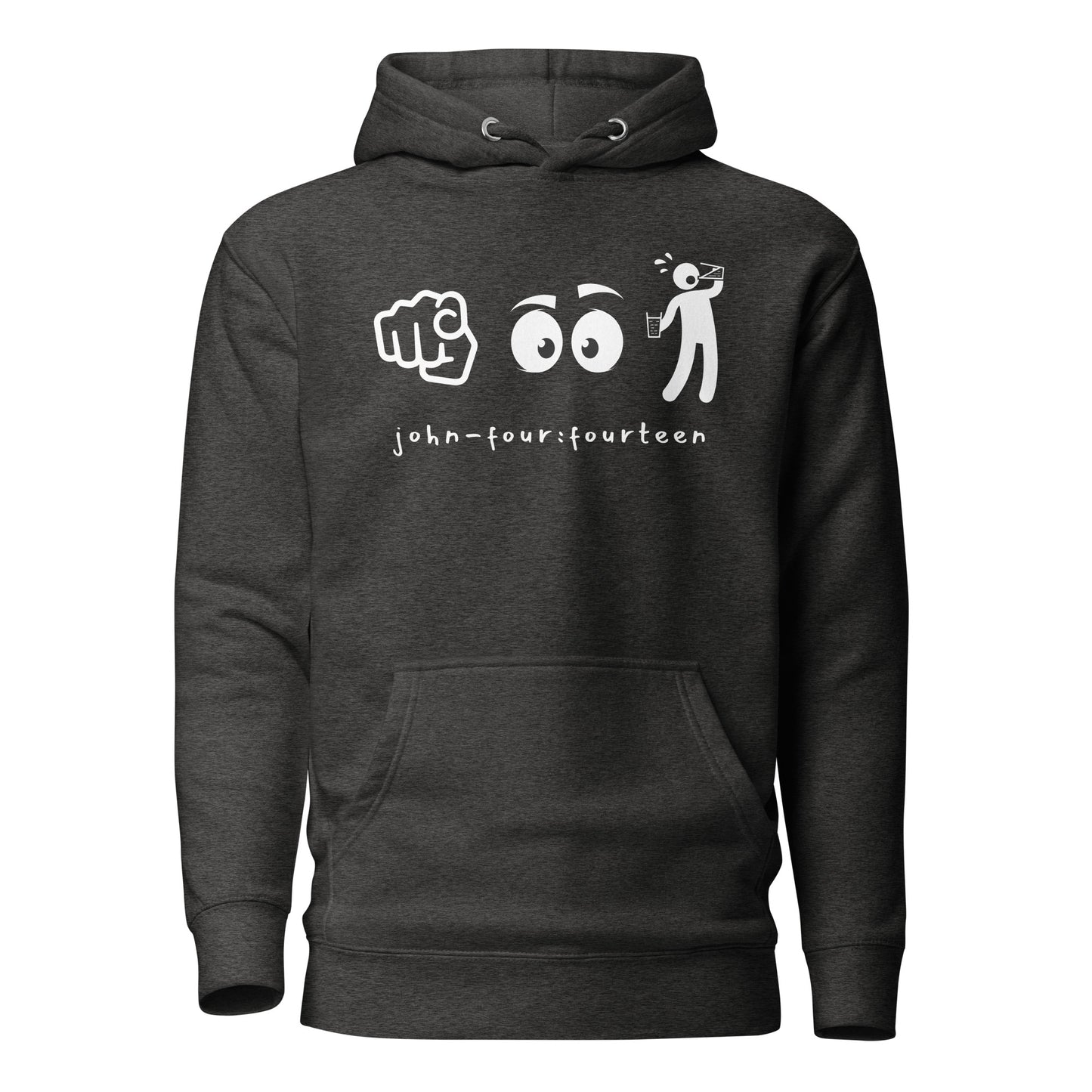 You Look Thirsty hoodie sweatshirt charcoal heather