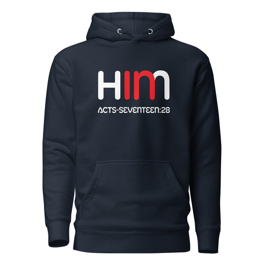 In Him hoodie sweatshirt navy blue