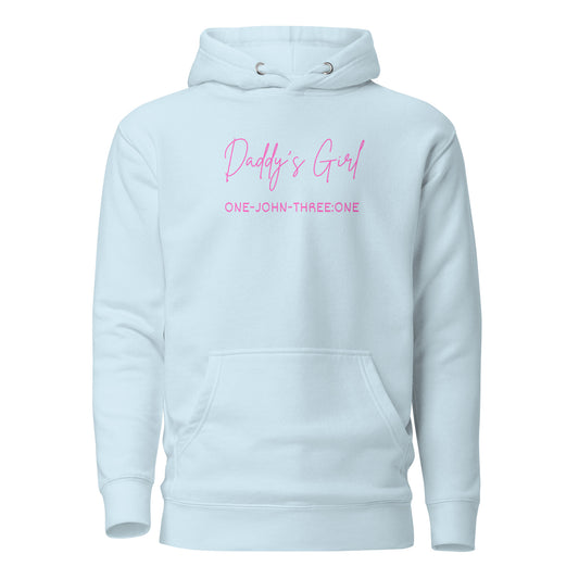 Daddy’s Girl hoodie sweatshirt sky blue
