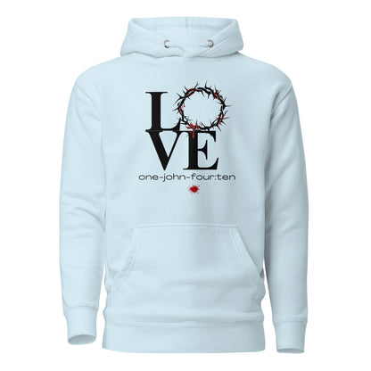 This is Love hoodie sweatshirt sky blue