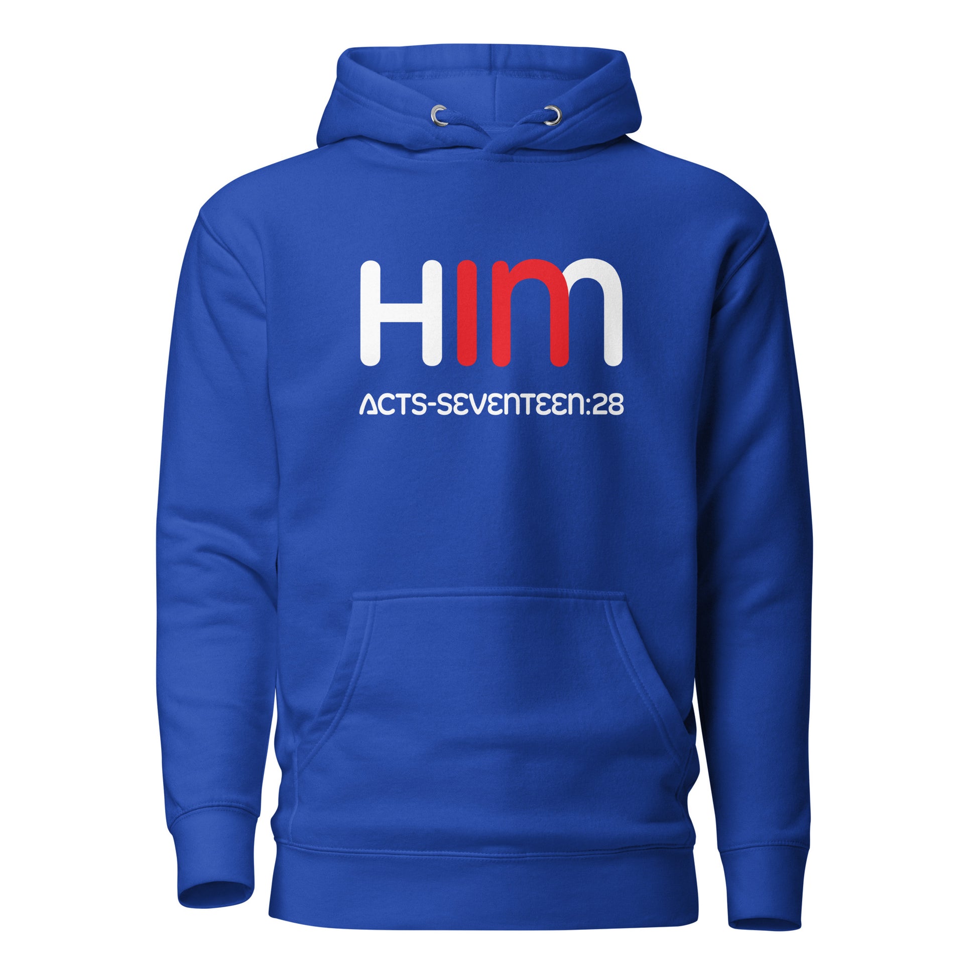 In Him hoodie sweatshirt royal blue