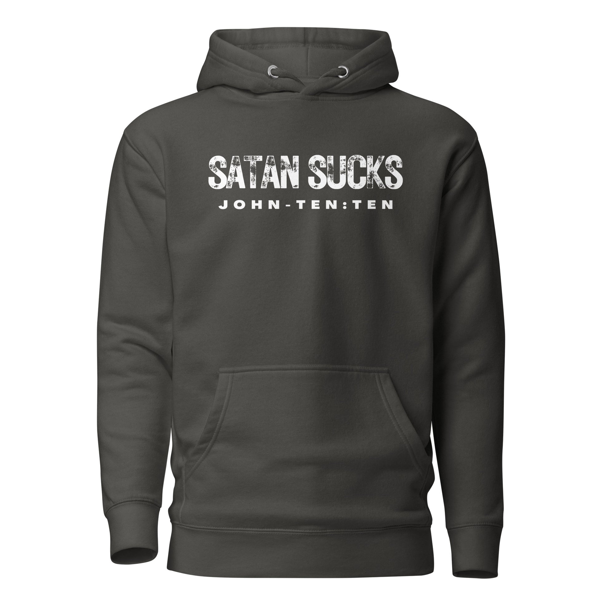 Satan Sucks hoodie sweatshirt vintage black