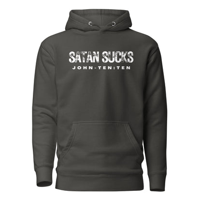 Satan Sucks hoodie sweatshirt vintage black