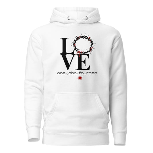 This is Love hoodie sweatshirt white