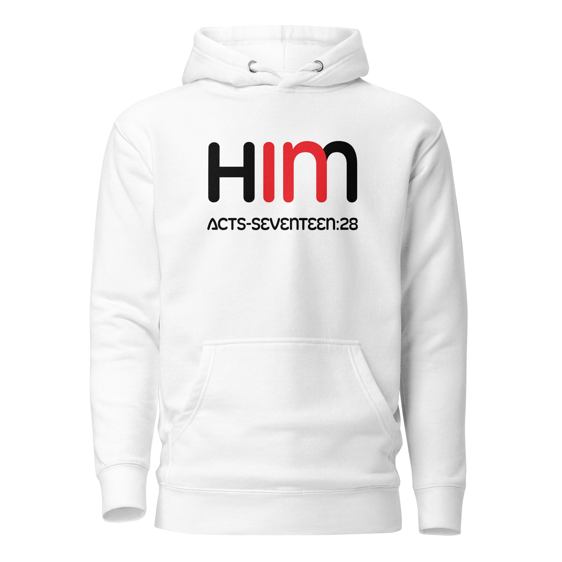 In Him hoodie sweatshirt white