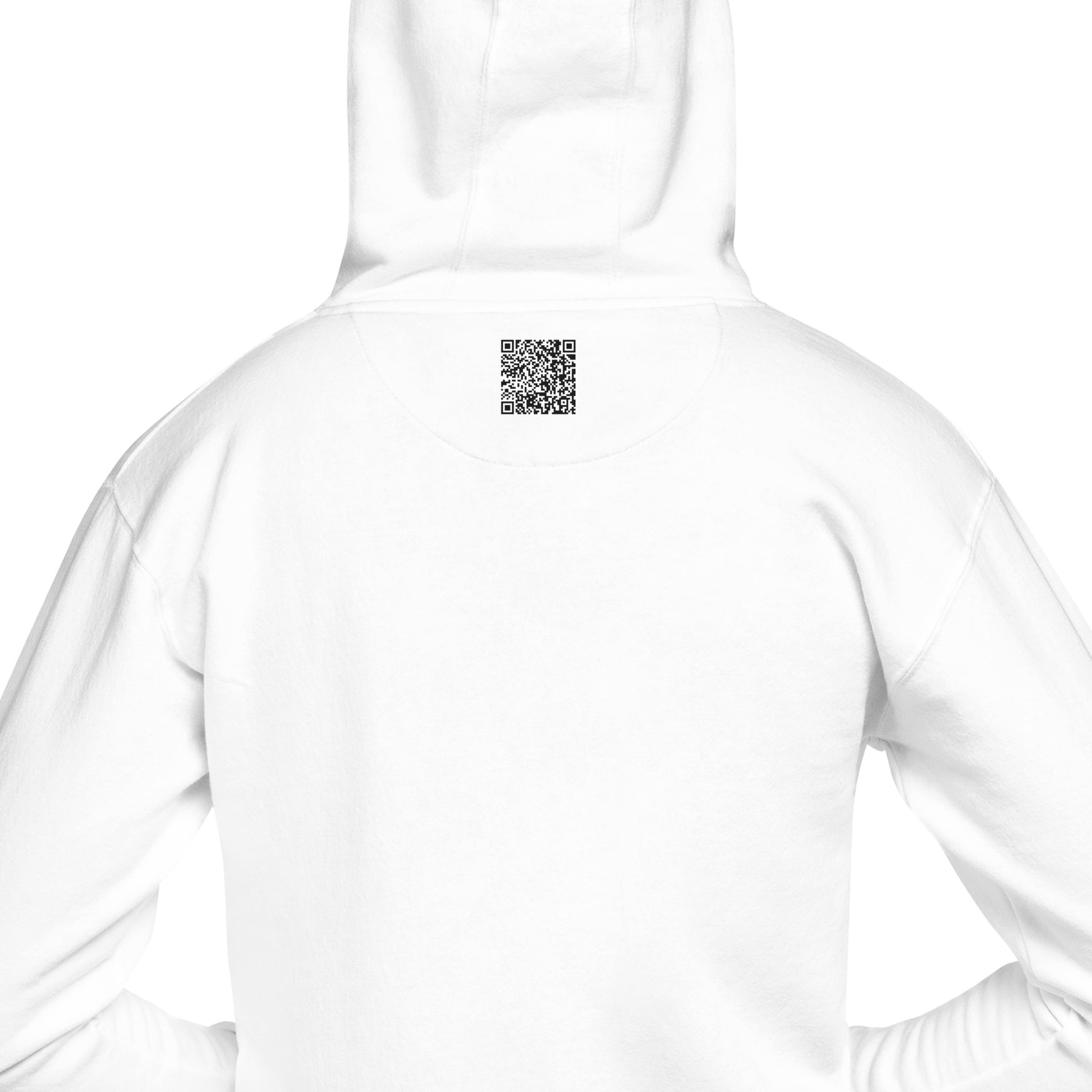 Caution…God At Work hoodie sweatshirt white