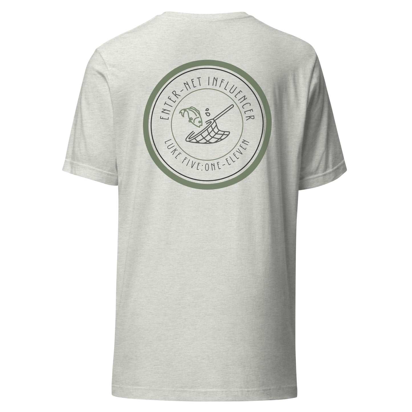 Enter-Net Influencer short sleeve t-shirt ash gray