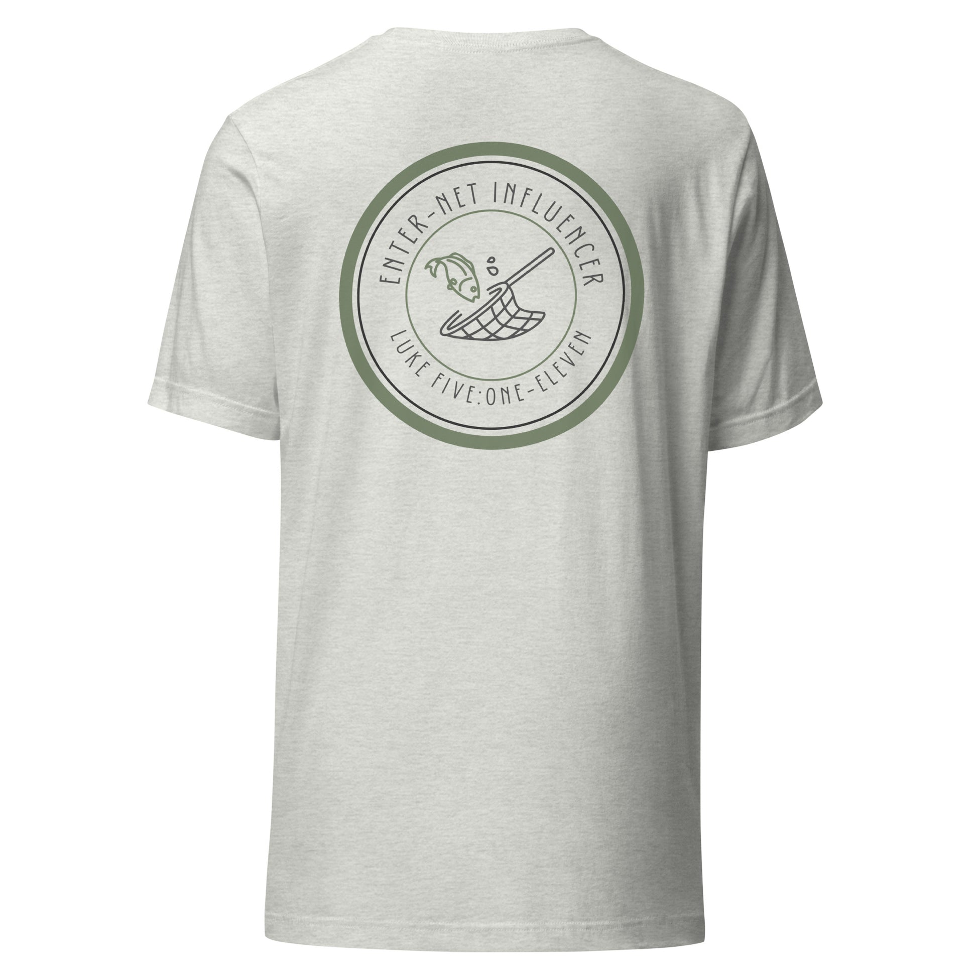 Enter-Net Influencer short sleeve t-shirt ash gray