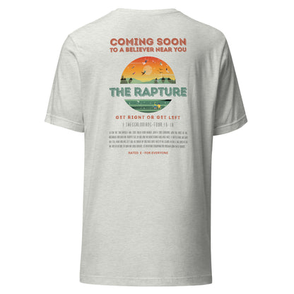 The Rapture t-shirt back ash gray