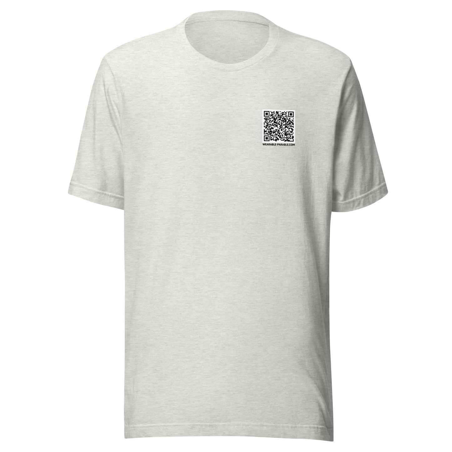 The Rapture t-shirt front ash gray
