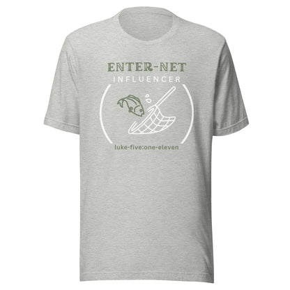 Enter-Net Influencer short sleeve t-shirt athletic heather