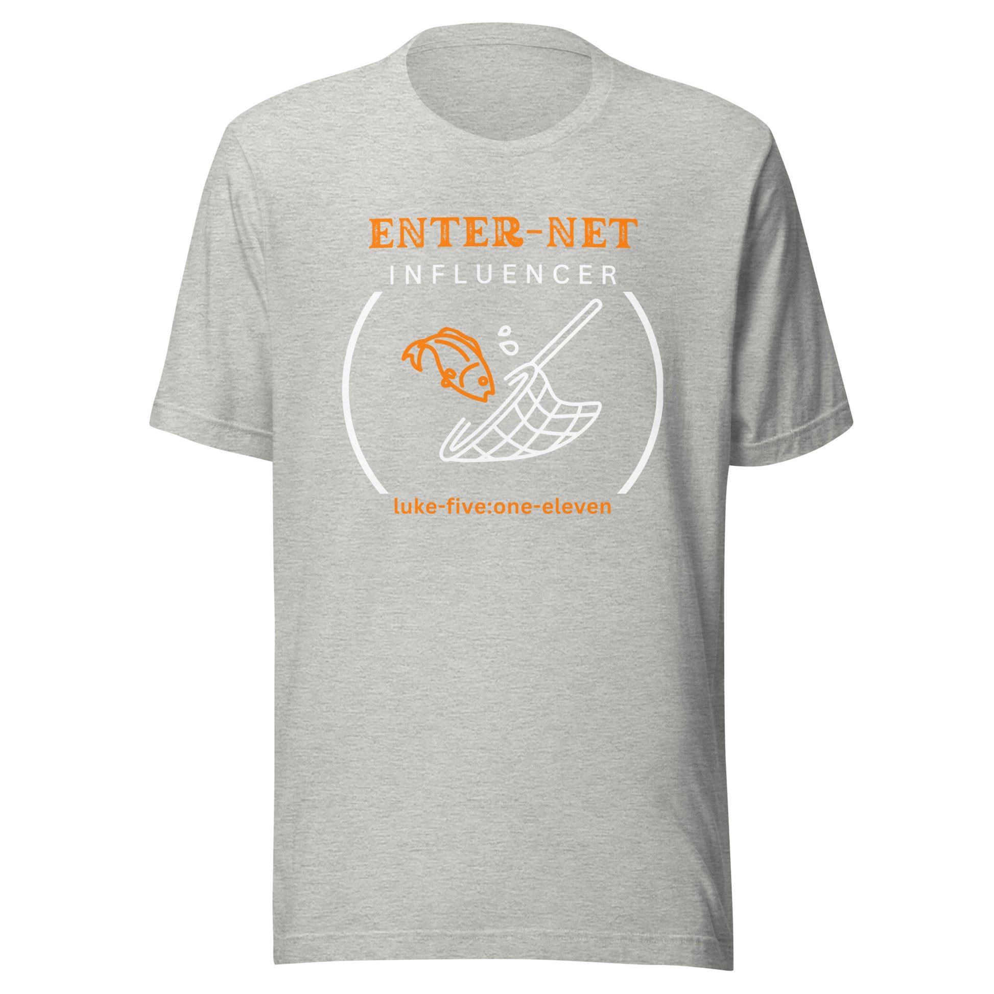Enter-Net Influencer short sleeve t-shirt athletic heather