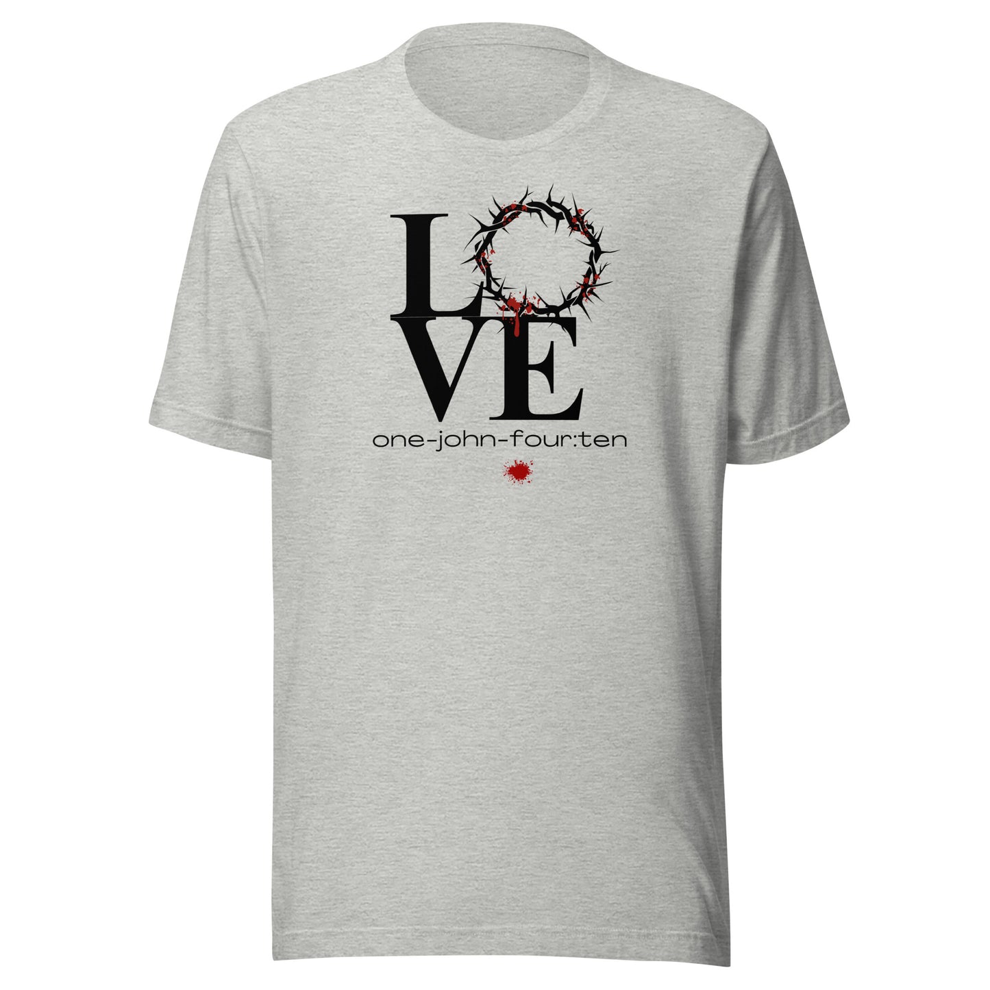 This is Love short sleeve t-shirt athletic heather gray