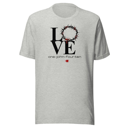 This is Love short sleeve t-shirt athletic heather gray