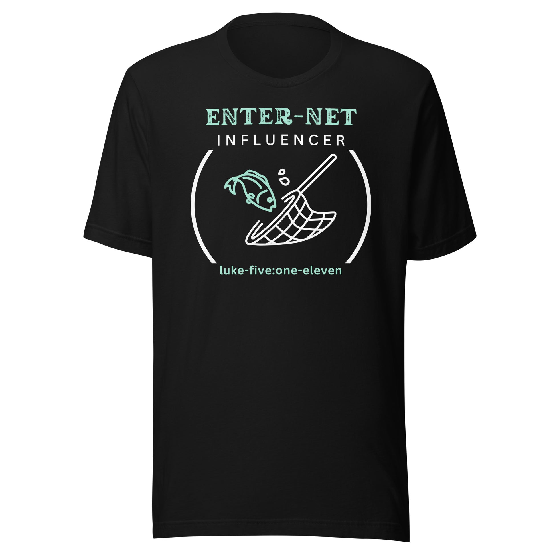 Enter-Net Influencer short sleeve t-shirt black