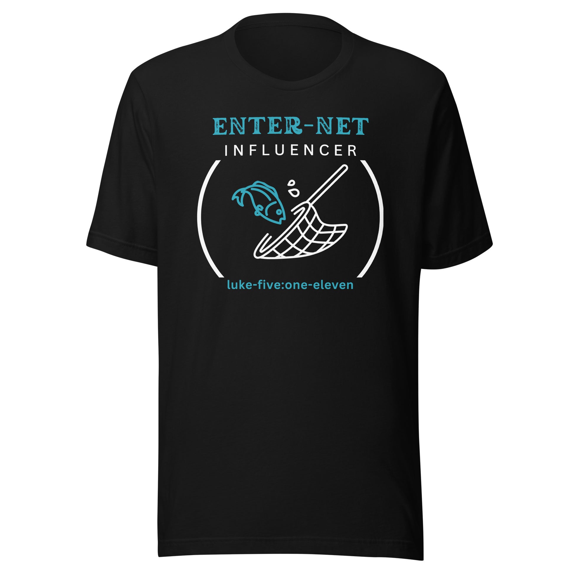 Enter-Net Influencer short sleeve t-shirt black