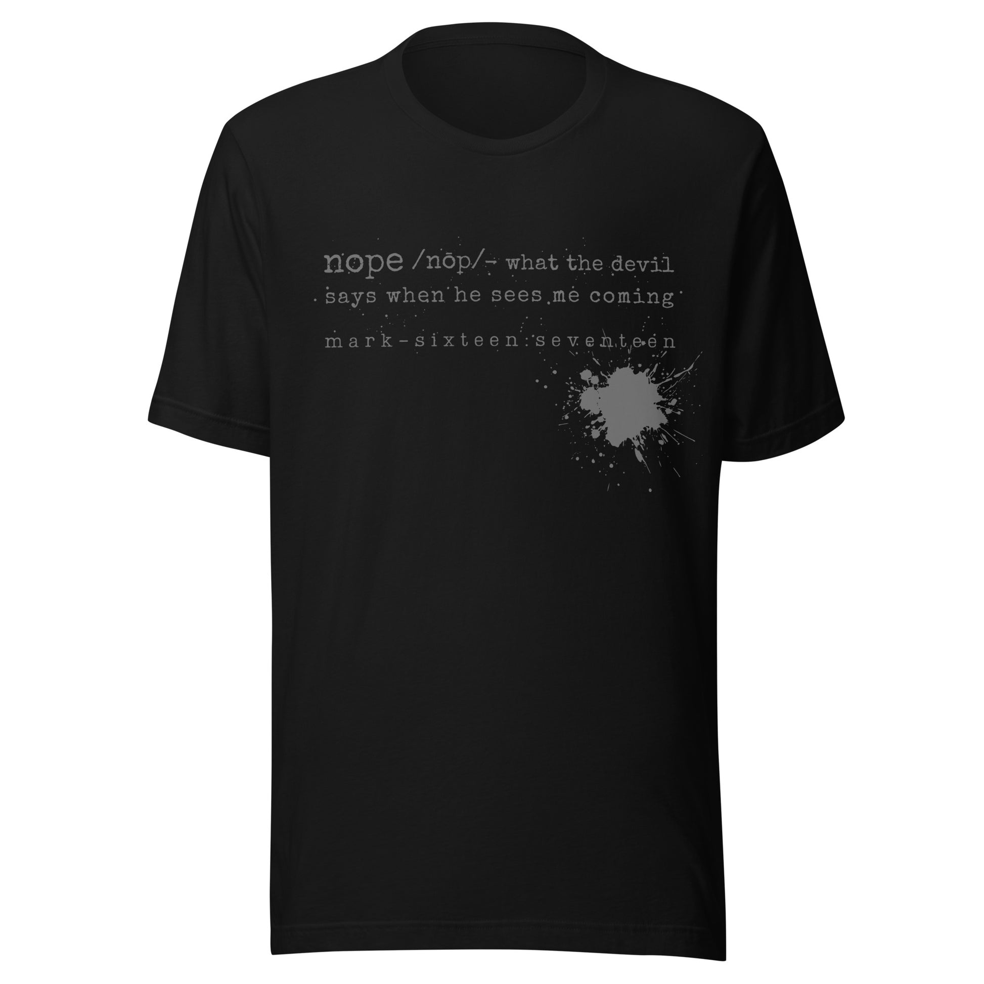 Nope t-shirt black