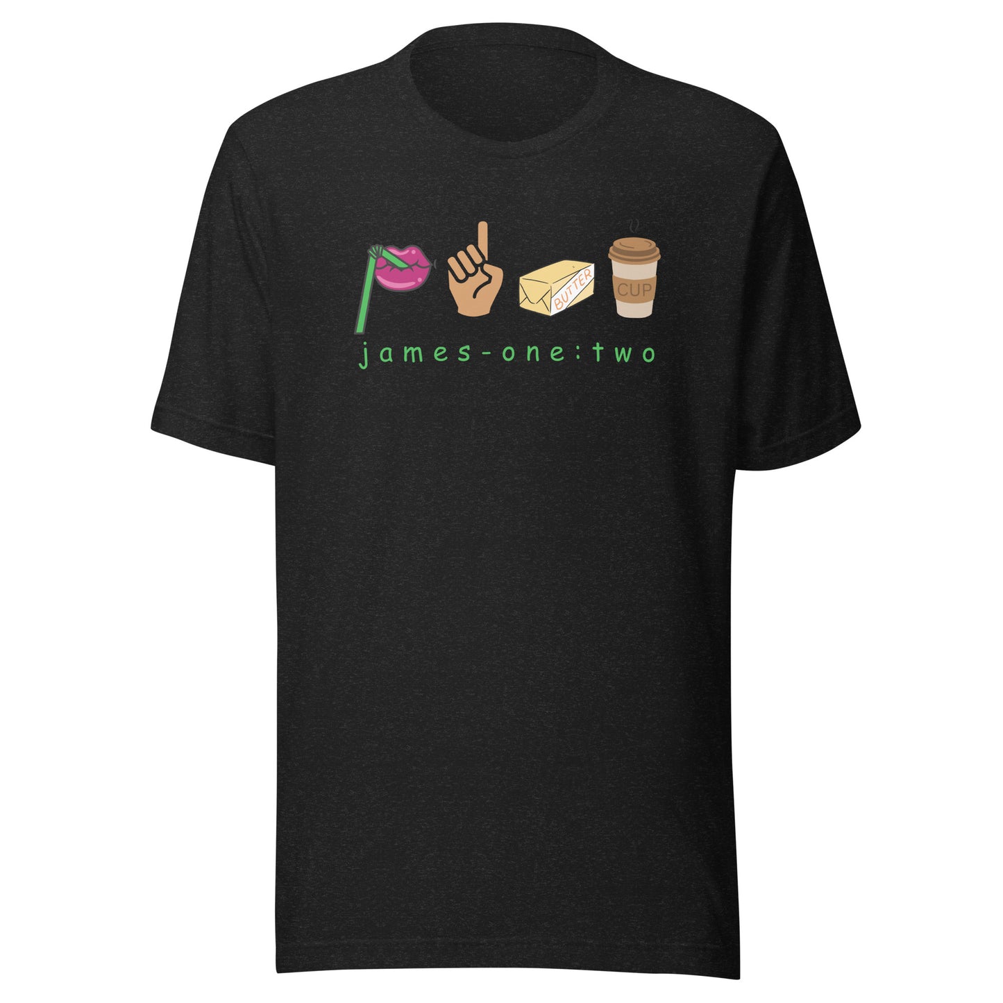 Suck It Up Buttercup short sleeve t-shirt black heather