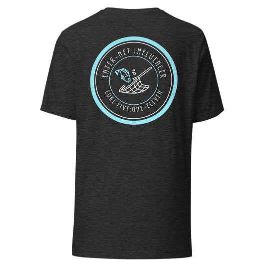 Enter-Net Influencer short sleeve t-shirt dark gray heather