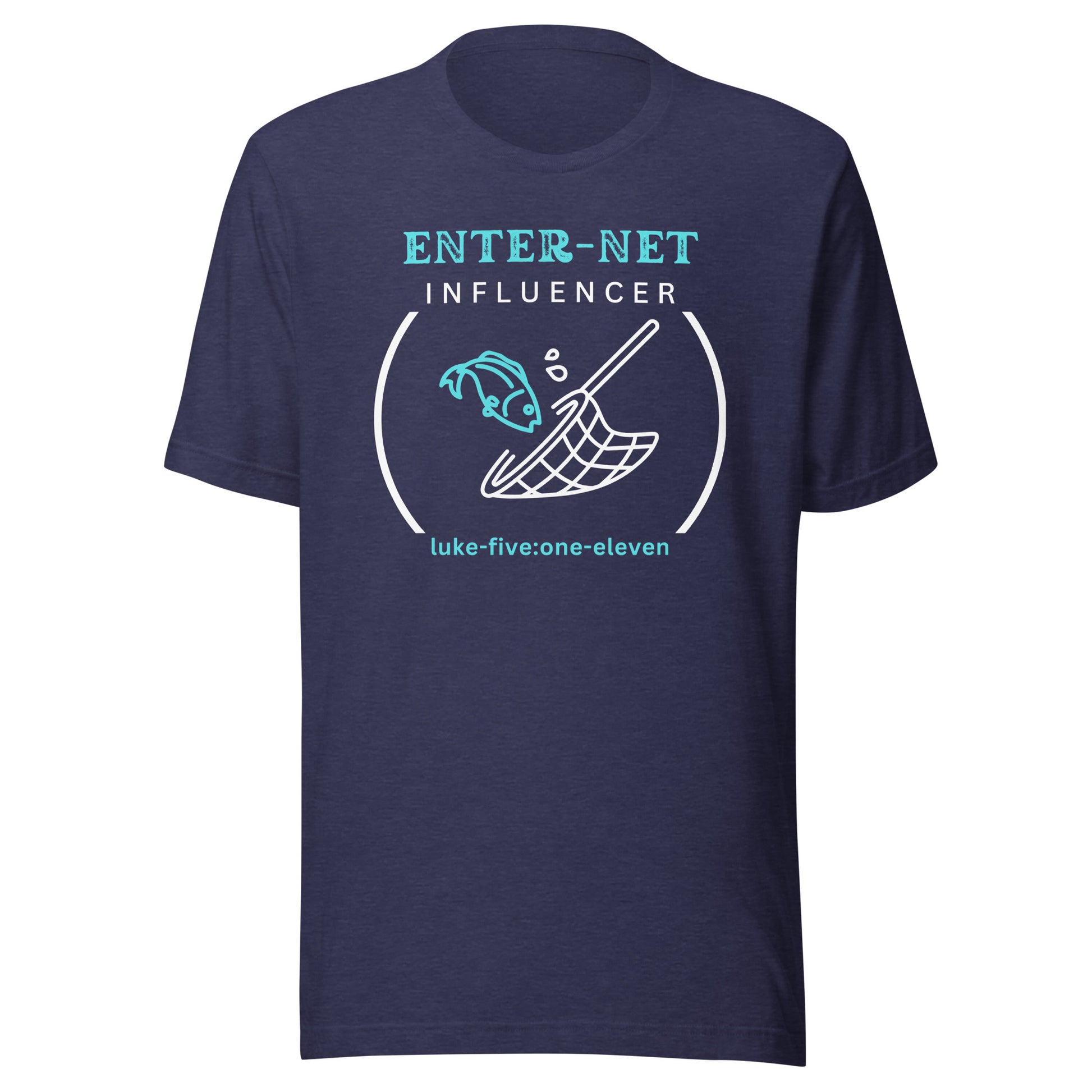Enter-Net Influencer short sleeve t-shirt heather midnight navy