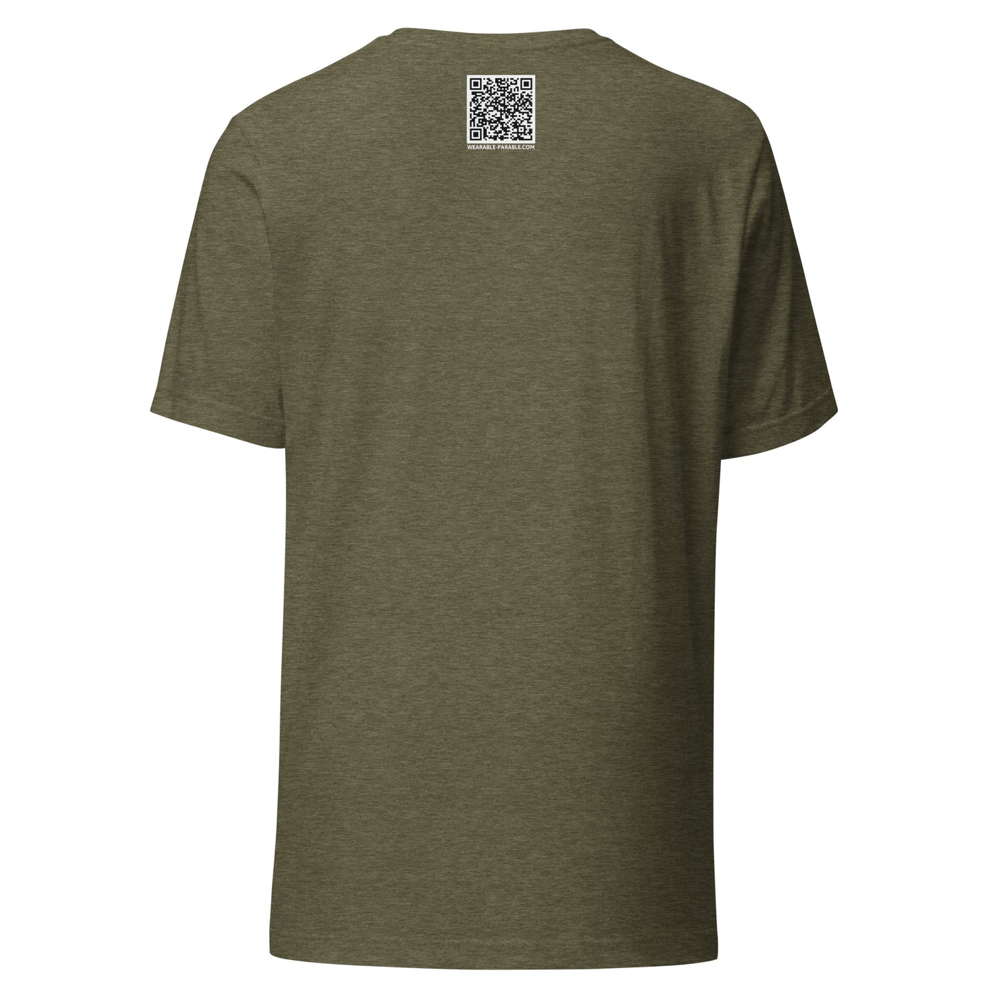 Nope t-shirt back heather olive