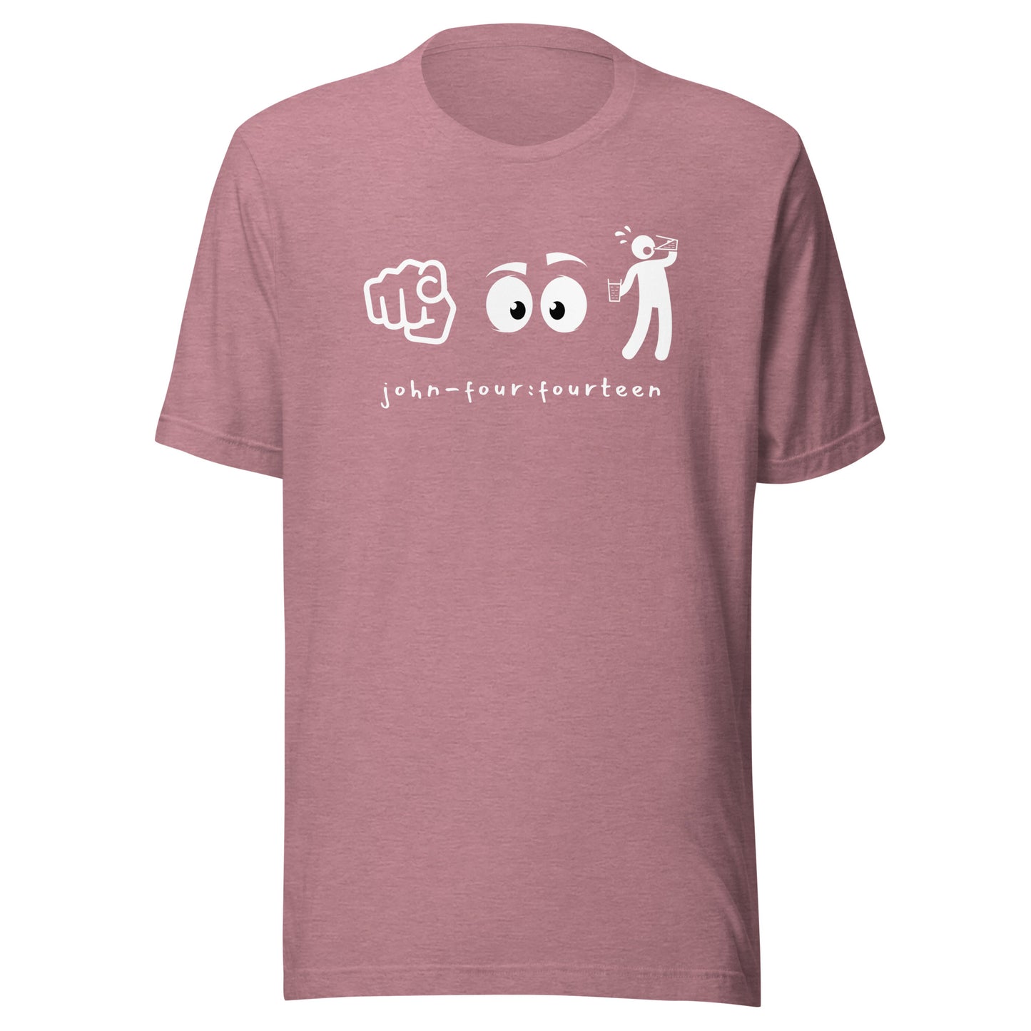 You Look Thirsty short sleeve t-shirt heather orchid