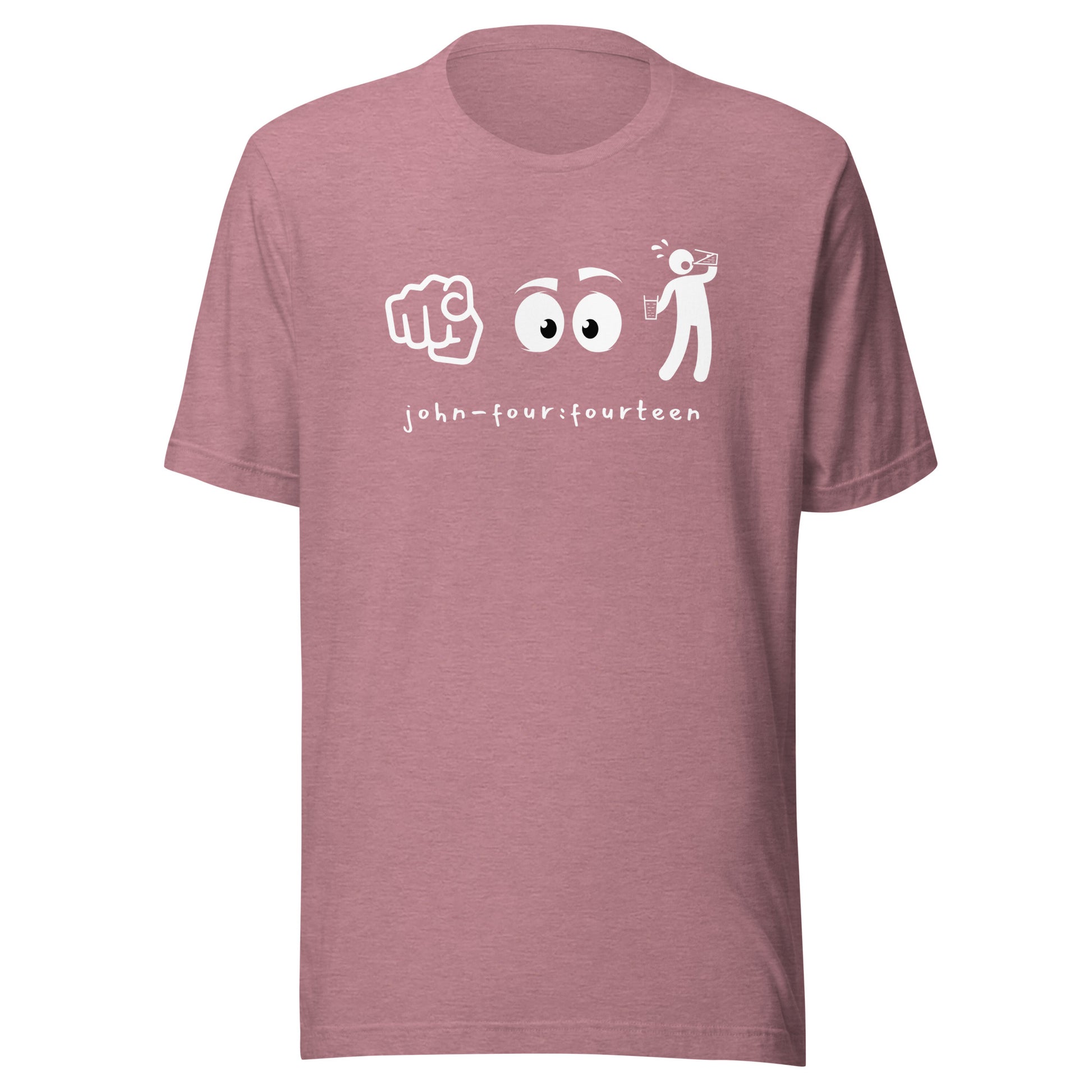 You Look Thirsty short sleeve t-shirt heather orchid
