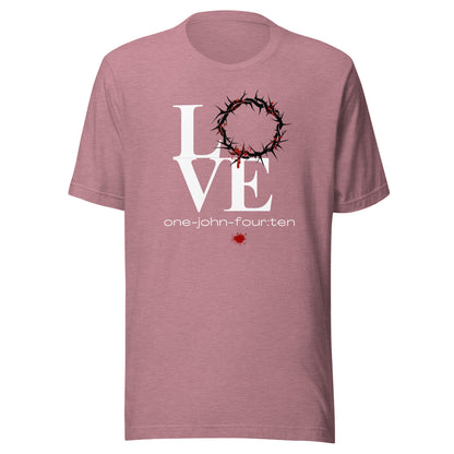 This is Love short sleeve t-shirt heather orchid