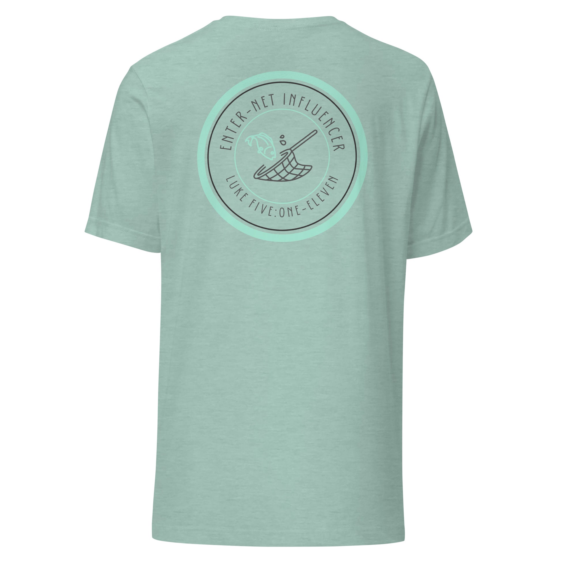 Enter-Net Influencer short sleeve t-shirt heather prism dusty blue