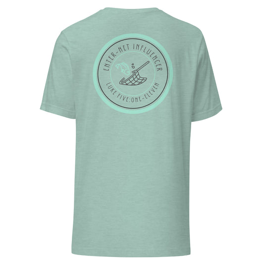 Enter-Net Influencer short sleeve t-shirt heather prism dusty blue