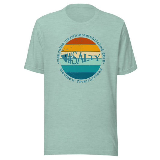 #Salty short sleeve t-shirt heather prism dusty blue