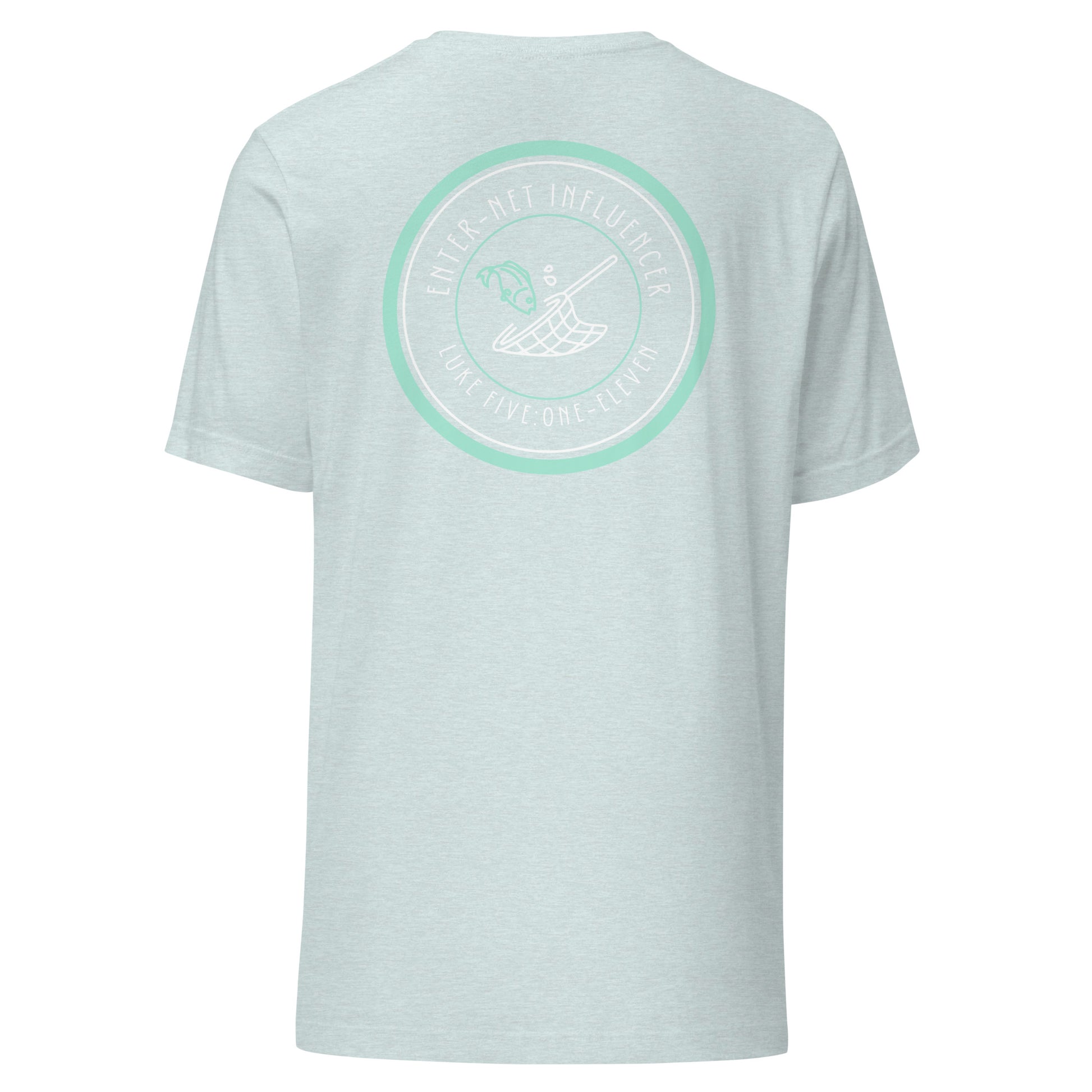 Enter-Net Influencer short sleeve t-shirt heather prism ice blue