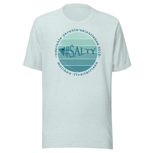 #Salty short sleeve t-shirt heather prism ice blue