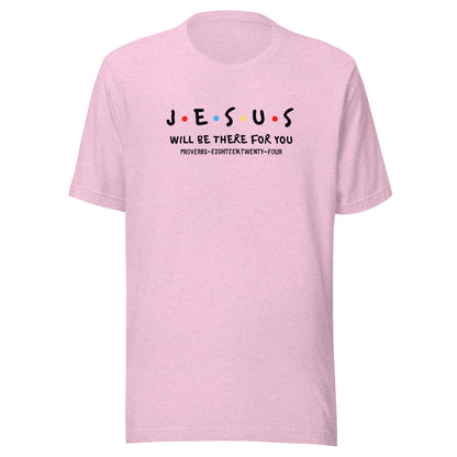 Jesus Is My Friend short sleeve t-shirt heather prism lilac