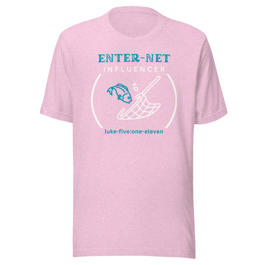 Enter-Net Influencer short sleeve t-shirt heather prism lilac