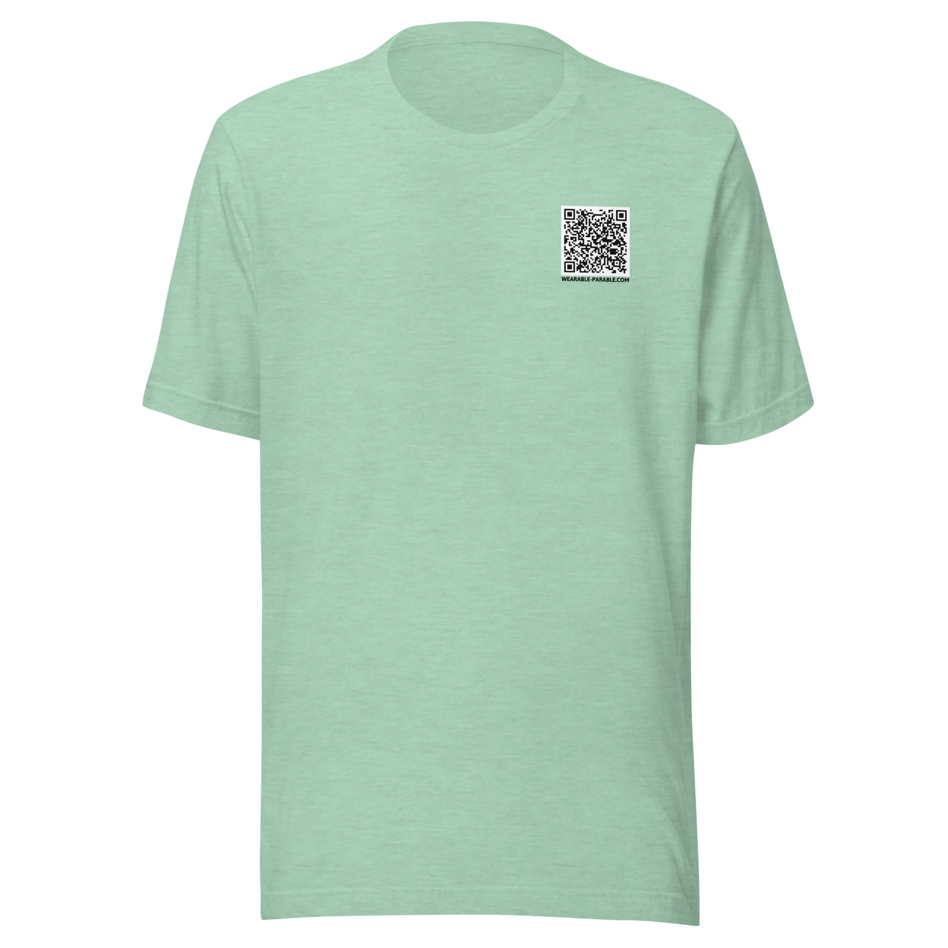 I Ain't From Around Here t-shirt front  heather prism mint